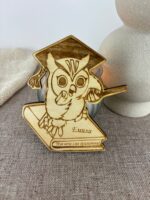 магнит бухал -подарък за ученици