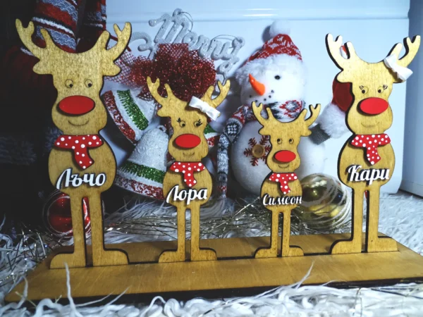 Коледни еленчета за декорация