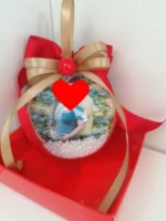 Коледна топка със снимки