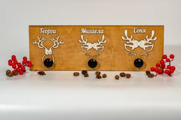 Закачалка за коледни чорапчета