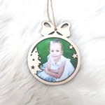 Играчка за елха със снимка