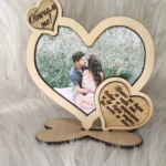 Сърце със снимка “Когато те видях…”