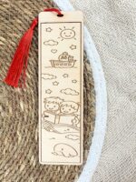 Дървен книгоразделител – Детски свят