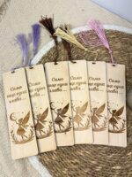 Дървен книгоразделител – Фантазия